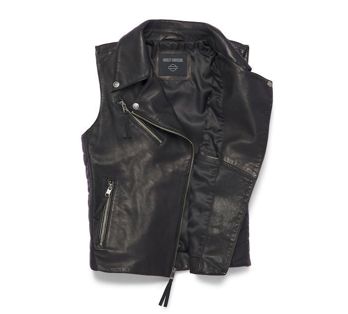 gilet cuir harley davidson occasion